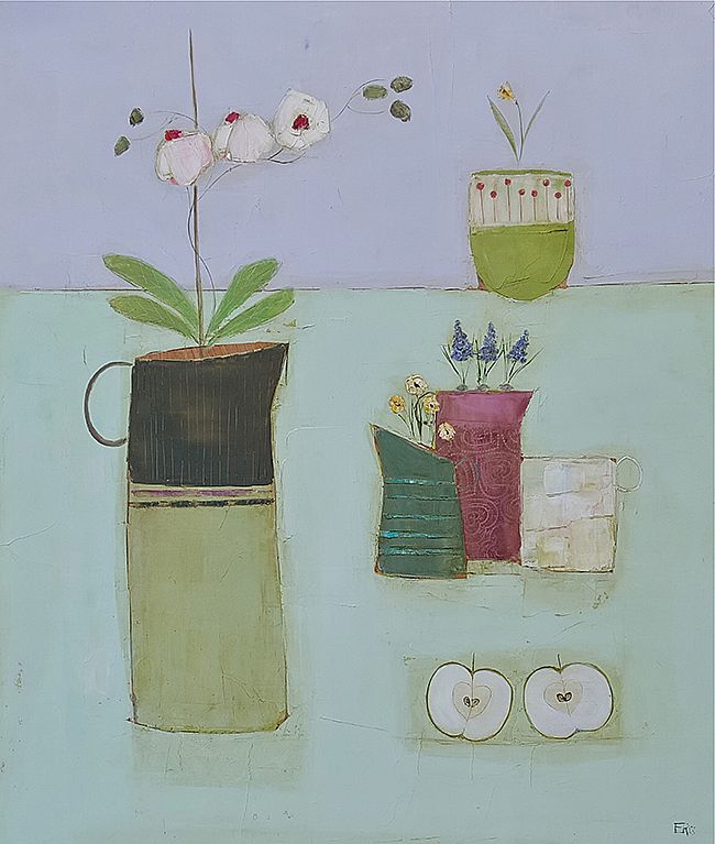 Eithne  Roberts - Apple and orchids